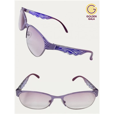 Очки готовые с диоптриями Арт 85038 сиреневые тонировка