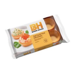 Тарталетки Бекер Хаус 180г 12шт ( не сладкие)