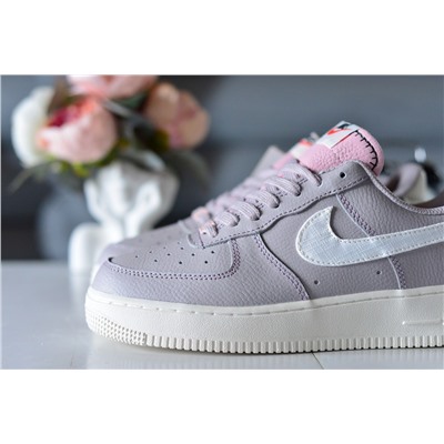 Фиалковые A Nike Air Force из натуральной кожи