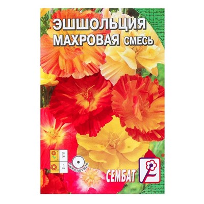 Семена цветов Эшшольция Махровая смесь, О, 0,1 г