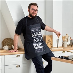 Фартук Этель Super Man, 73×71 см, 100% хлопок, саржа 190 г/м²