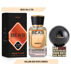 Beas U730 Kilian Bad Boys edp 50 ml, Парфюм унисекс Beas U730 создан по мотивам аромата Kilian Bad Boys