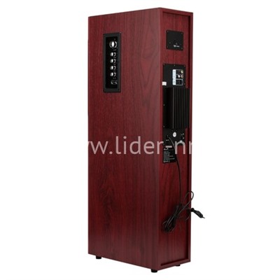 Колонка 08" (30-33 HOME SOUND) динамик 6шт/2х8"; 2х4"; 2х1.5" комплект 2 колонки ELTRONIC (красная)