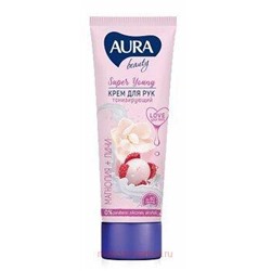 AURA Крем для рук тонизирующий магнолия+личи Beauty 75 мл