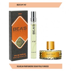 Парфюм Beas Vilhelm Parfumerie Dear Polly Unisex U747 10 ml, Парфюм унисекс Beas U747 создан по мотивам аромата Vilhelm Parfumerie Dear Polly