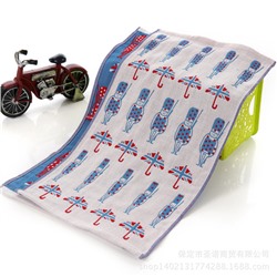 Creative gauze children's towel for kindergarten, wholesale