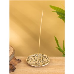 Подставка под благовония «Пентакль и Змеи», 10.5 см, алюминий