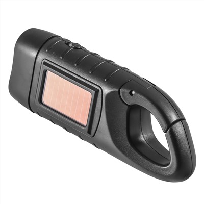 Фонарь с динамо-машиной и солнечной батареей на постапокалипсис Dynamo Solar Tac Flashlight Black - обеспечит вас постоянным источником света мощностью в 100 Lm даже при условии полного отсутствия электричества и батареек! Мастхэв в вашем тревожном рюкзаке (№28)