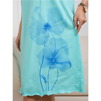 Женская сорочка мод.2163/2 / Бирюза