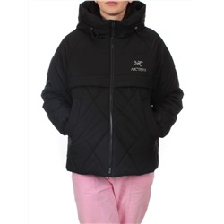 285 BLACK Куртка зимняя облегченная женская (верблюжья шерсть)