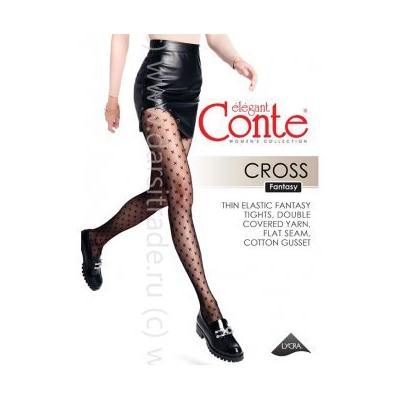 Колготки женские Fantasy Cross Conte Дроп