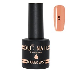 Базовое покрытие OU Nail Rubber Base № 5 8 ml