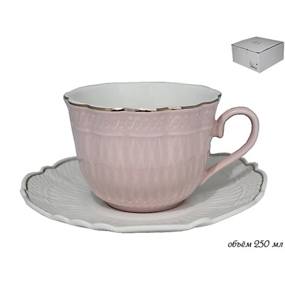 133-185 Чашка с блюдцем 250 мл в под.уп.(х36)