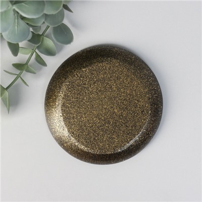 Подставка для благовоний полистоун «Рука Фатимы», золото, 9.8×9.8×1 см