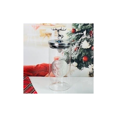 588-733 Банка для сыпучих продуктов 1400мл. в под.уп.(х24)Стекло