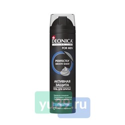 Гель для бритья DEONICA FOR MEN. Активная защита 200мл
