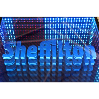 Столешница SHT-ТT6 80/80 ДУБ/LED
                        черный белая патина / led