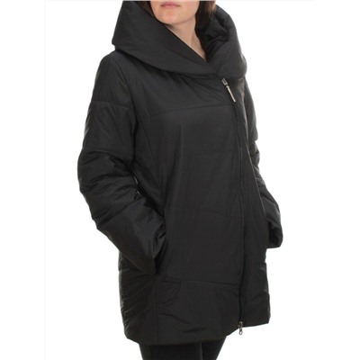 22222 BLACK Куртка демисезонная женская (80 гр. синтепон)