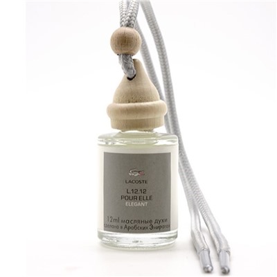 Ароматизатор в машину Lacoste. Eau De L.12.12 Pour Elle Elegant 10 ml