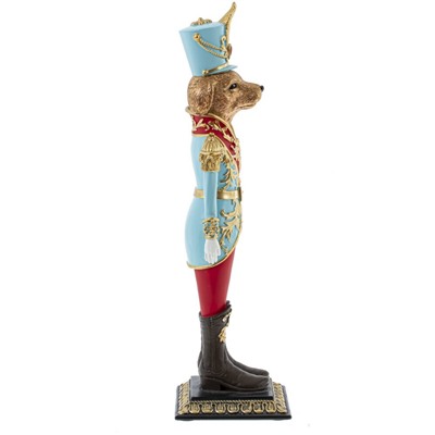 GAEM Фигурка декоративная "Солдатик-собака", L9 W9 H32 см