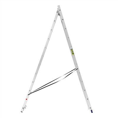 Лестница, 2 х 12 ступеней, алюминиевая, двухсекционная, Сибртех