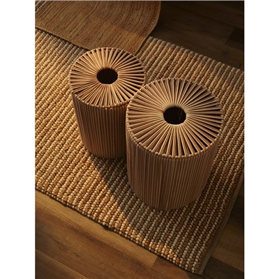 Корзина плетеная Dholak Beige из коллекции Ethnic, размер S