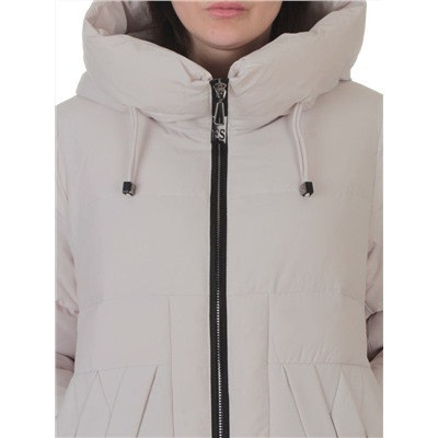 M-M05 GRAY/BEIGE Куртка зимняя женская (150 гр. холлофайбер)