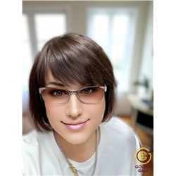 Очки готовые с диоптриями Арт 85038 розовые тонировка