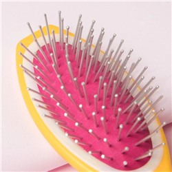 Расчёска массажная, 20×5 см, цвет МИКС