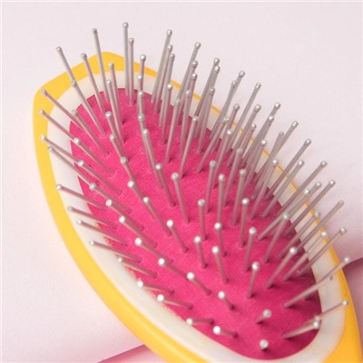 Расчёска массажная, 20×5 см, цвет МИКС