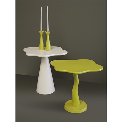 Подсвечник Laminaria, 23 см, лайм