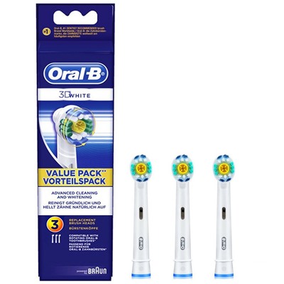 Oral-B Насадка для эл.зубных щеток 3 D WHITE ( 4 шт.) без перевода