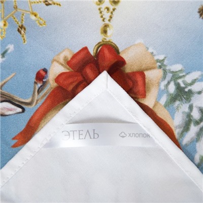 Скатерть новогодняя "Этель" "Christmas time" 150х110см +/-3см с ГМВО, хл100%