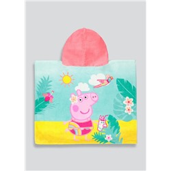 Kids Peppa Pig Hooded Towel (One Size)