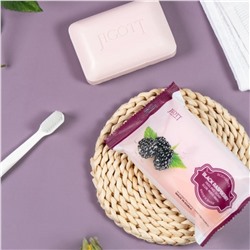 Jigott Мыло-скраб для лица и тела с экстрактом ежевики / Black Raspberry Scrub Soap, 150 г