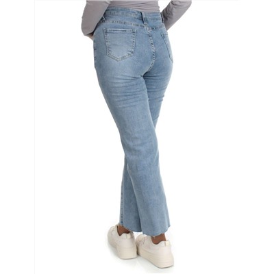 2351 BLUE Джинсы женские AMG JEANS (95% хлопок, 5% эластан)