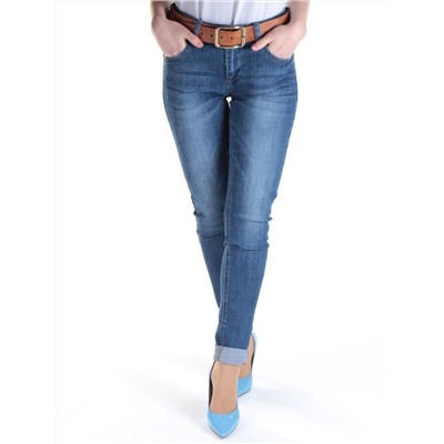 D368 BLUE Джинсы зауженные женские DIOVES