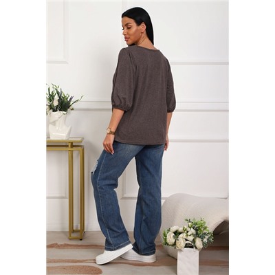 Женская туника 29541 / коричневый