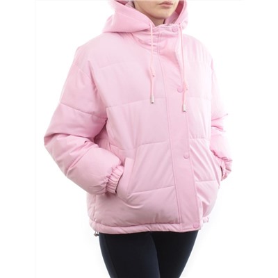 H24-088 PINK Куртка демисезонная женская (120 гр. холлофайбер)