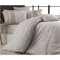 Сатиновое Постельное белье Евро 2 сп. V.I.P Moonlıght SATIN First Choice