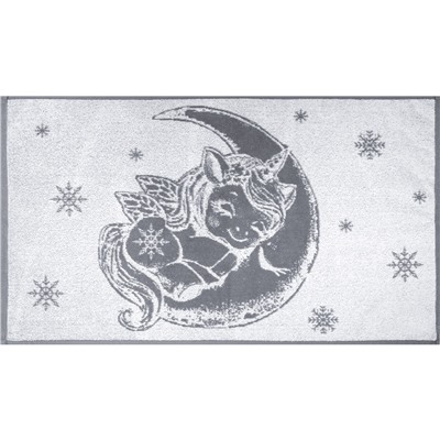 Полотенце махровое 6с103.412ж1 На луне(графит5) 50х90см