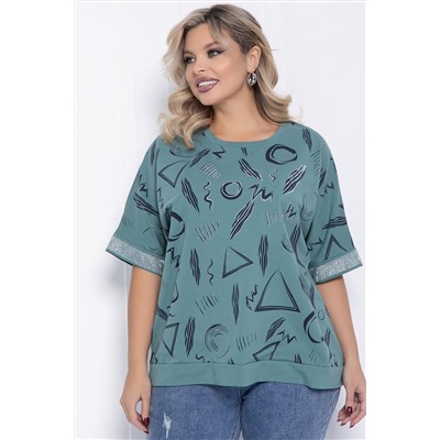 Блуза Симона (олива) Б12293-20