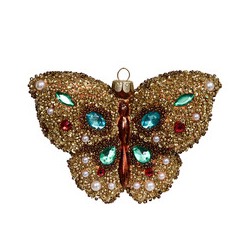 Бабочка Сатурния (стекло) 12х3х10 см