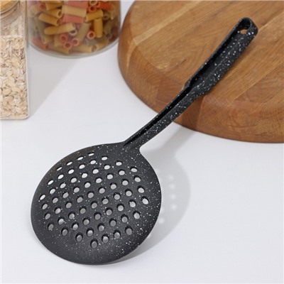 Шумовка Доляна «Мрамор», h=33 см