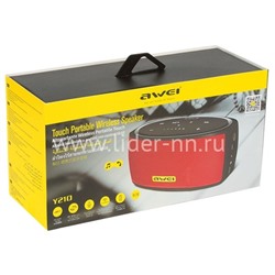 Колонка AWEI (Y210) Bluetooth/MicroSD/NFC (красная)