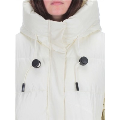 H-2202 WHITE Пальто зимнее женское (200 гр .холлофайбер)