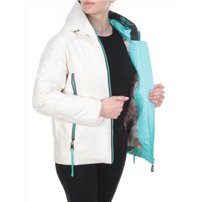 8278 WHITE Куртка демисезонная женская BAOFANI (100 гр. синтепон)