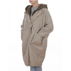 8030 DK. BEIGE Куртка демисезонная женская (100 гр. холлофайбер)