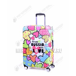 Чехол для маленького чемодана “from Russia with LOVE “