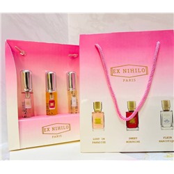 EU Подарочный парфюмерный набор Ex Nihilo 3x20 ml